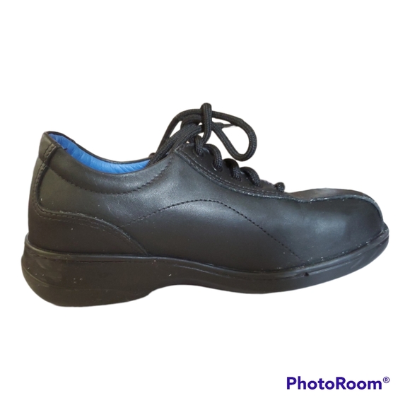 Mister Safety Black Women's Shoes Steel Toe - Size 5 - Picture 2 of 4